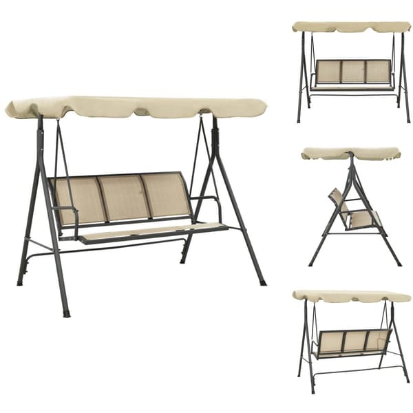 Hammockar - Living Hammock med tak antracit och beige