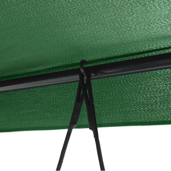 vidaXL Hammock med tak grön stål