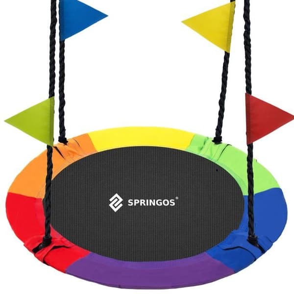 Springos® trädgårdsgunga, diameter 110 cm, max. 150 kg