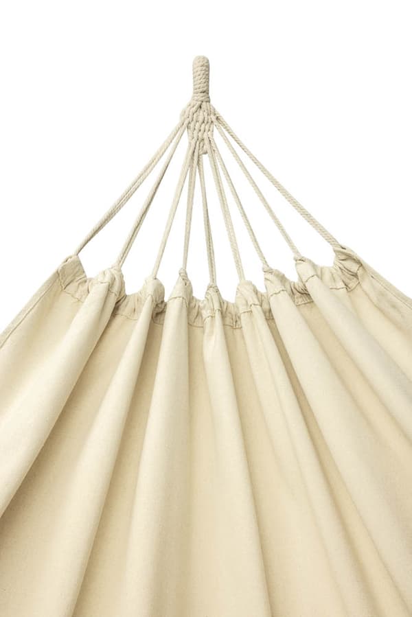Brasilialainen boho puutarhariippumatto 200cm ekru 120kg