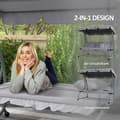 Miniatyrbillede 4 af 10: Rootz Hollywood Gynge - Havegynge - Verandagynge - 3-personers gynge - Cabriolet liggestol - Justerbar baldakin - 200 cm x 120 cm x 164 cm
