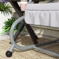 Miniatyrbillede 8 af 10: Rootz Hollywood Gynge - Havegynge - Verandagynge - 3-personers gynge - Cabriolet liggestol - Justerbar baldakin - 200 cm x 120 cm x 164 cm