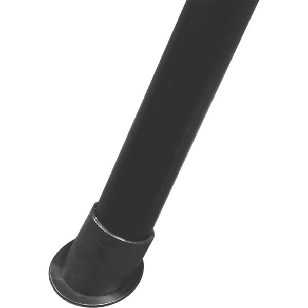 Enkel montering - svart trädgårdsgunga med justerbart tak och halkskydd SW-012