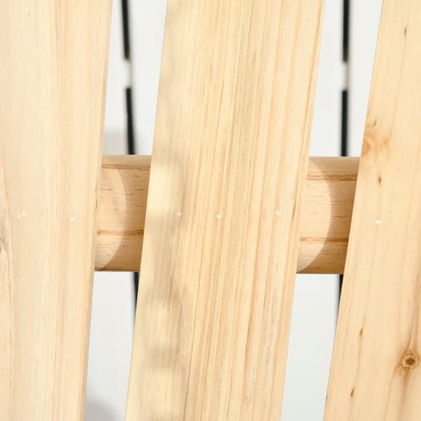 Rootz Wood Garden Hanging Swing Bench - Outdoor Swing - Patiobänk - Maximal komfort - 119 cm x 61 cm x 67 cm
