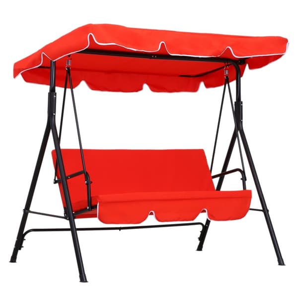 Rootz Garden Lounger 3 -sits - utomhus soffa - Justerbar bänk - Ergonomisk komfort - 172L x 110W x 152H cm