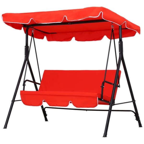 Rootz Garden Lounger 3 -sits - utomhus soffa - Justerbar bänk - Ergonomisk komfort - 172L x 110W x 152H cm