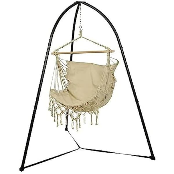 Stöd för hängstol - FSC - 168 x 185 x 220 cm - Kapacitet 120 kg - Metall - Trädgård