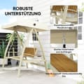 Pikkukuva 6 / 9: Hollywood-keinu, 2 istuttava, 200x120x190 cm, Beige
