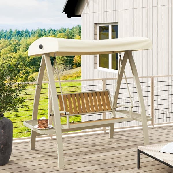 Hollywood-keinu, 2 istuttava, 200x120x190 cm, Beige