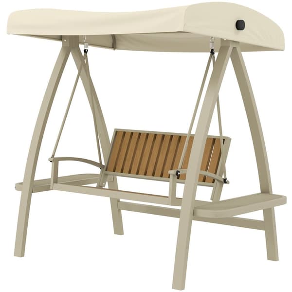 Hollywood-keinu, 2 istuttava, 200x120x190 cm, Beige