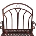 Miniatyrbillede 8 af 9: Gynge stol, 61x79x90 cm, Bronze