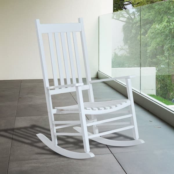 Gungstol, 69x86x115 cm, Vit