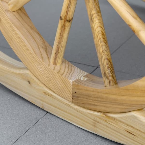 Gynge Stol, 68x88x92 cm, Naturligt Træ