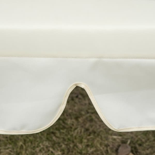 Hollywood keinutuoli, 3 istuttava, 200x120x164 cm, Beige
