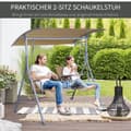 Pikkukuva 7 / 9: Puutarha keinu, Hollywood-keinu, 175x112x165 cm, Beige