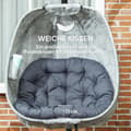Pikkukuva 4 / 10: Rootz -munanmuotoinen ulkoilma -tuoli - seinäkello - pesän kaltainen istuin - lopullinen mukavuus - 126L x 90b x 180h cm