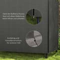Miniatyrbillede 4 af 10: Rootz Garden Swing Cover - Beskyttende - Vejrbestandig - Oxford -stof - Beskytter mod UV & Fading - 177 x 114 x 152 cm
