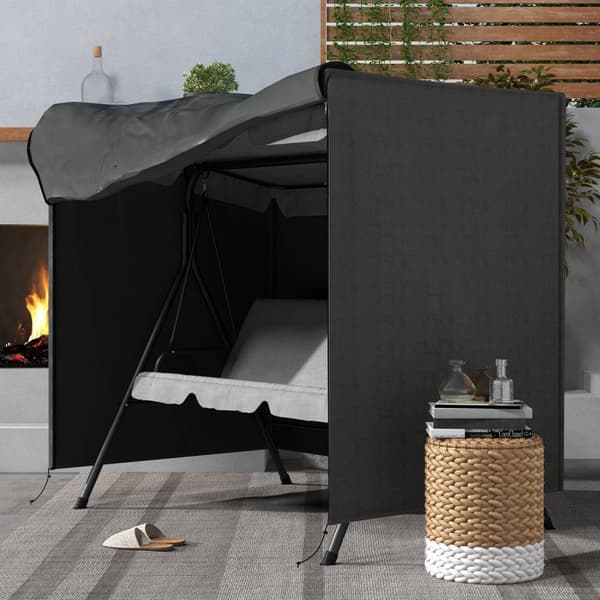Rootz Garden Swing Cover - Beskyttende - Vejrbestandig - Oxford -stof - Beskytter mod UV & Fading - 177 x 114 x 152 cm