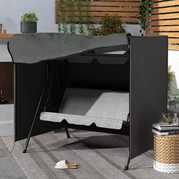 Rootz Garden Swing Cover - Beskyttende - Vejrbestandig - Oxford -stof - Beskytter mod UV & Fading - 177 x 114 x 152 cm