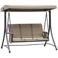 Pikkukuva 10 / 10: Rootz 3 -paikkainen keinupenkki - puutarhahenkilö - Patio Swing - kattoluukkusuoja - 196cm x 128cm x 172 cm