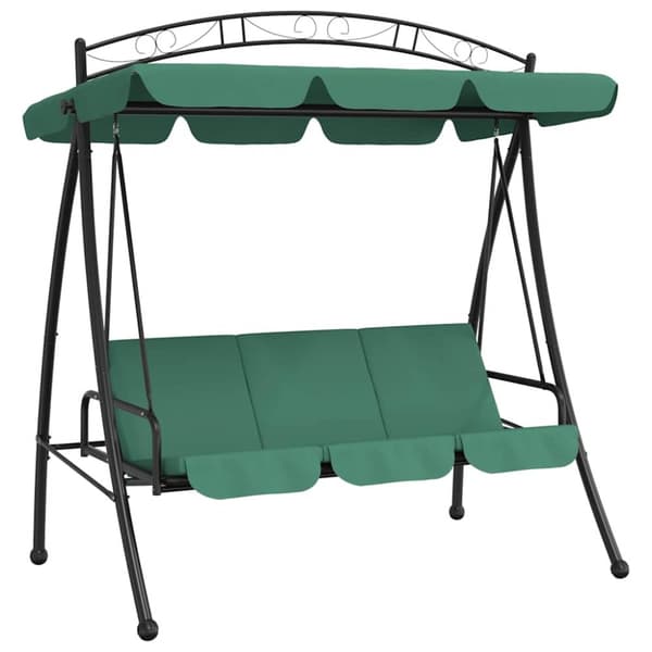Hammock grön 198 cm tyg och stål