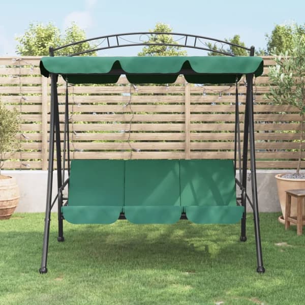 Hammock grön 198 cm tyg och stål