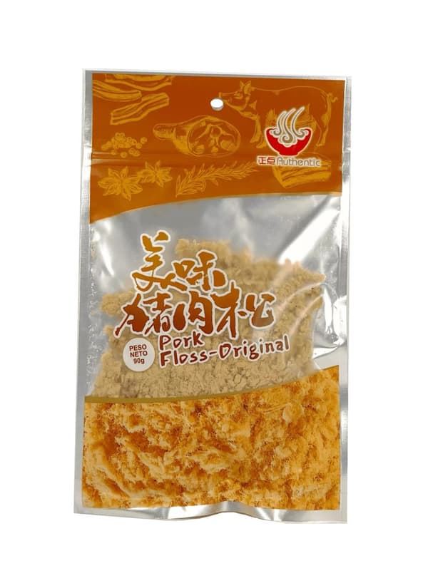 Snacks Flossy Fläsk 90g Meng Fu Spanien