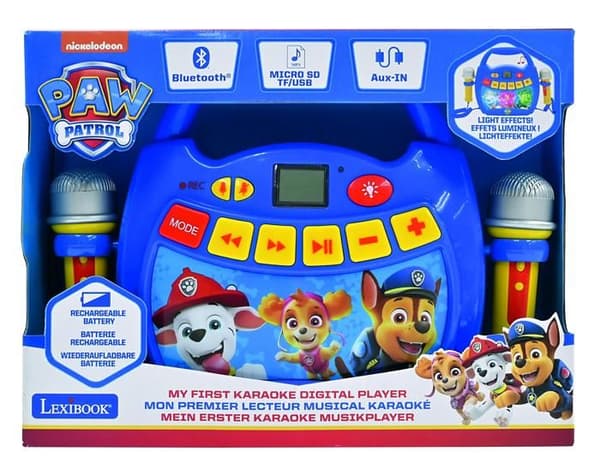 LA PAT 'PATROUILLE - Bluetooth -högtalare - Ljuseffekter, mikrofoner och uppladdningsbart batteri