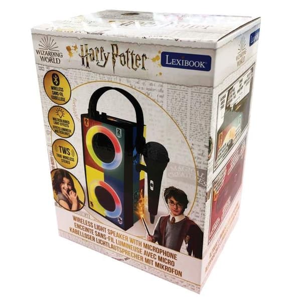 HARRY POTTER - Bärbar bluetooth-högtalare - lampor och mikrofon