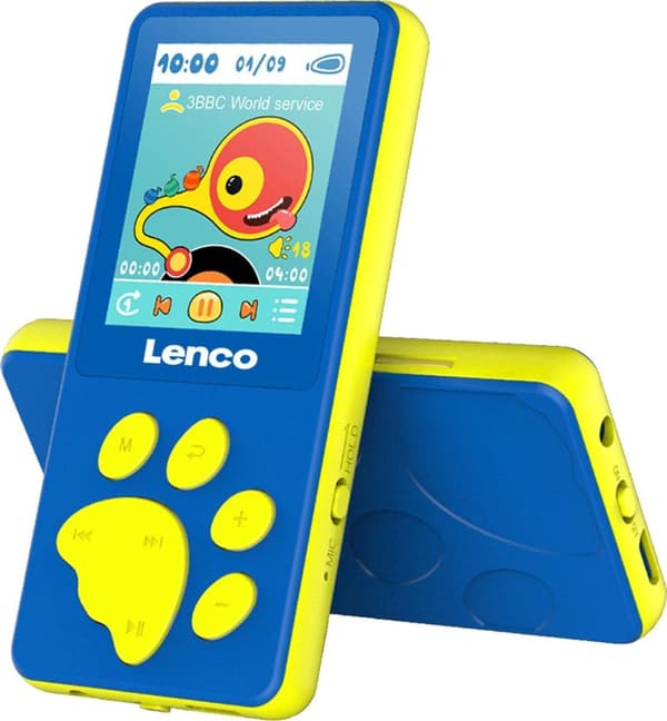 Lenco Xemio-560 - MP3-spelare med 8GB minne och hörlurar - Blå