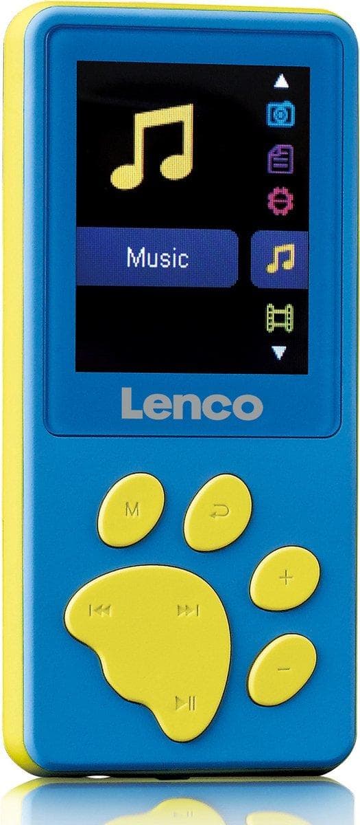 Lenco Xemio-560 - MP3-spelare med 8GB minne och hörlurar - Blå