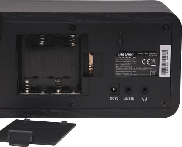 Denver - DAB-30 - Dab Radio - Sort