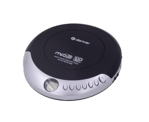 Denver Bärbar CD-spelare DMP-391. Walkman kompatibel med CD-skivor, CD-R och CD-RW CD-RW. Anti-shock-funktion med basförstärkningssystem, hörlurar