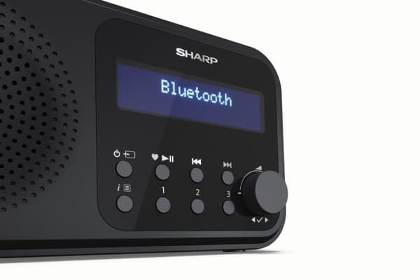 Sharp DR-P420(BK) Bærbar DAB - FM-radio med Bluetooth - sort