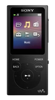 Sony Walkman NW-E394 - Digital afspiller - 8GB - Skærm: 4,5 cm (1,77") - Sort (NWE394B.CEW)