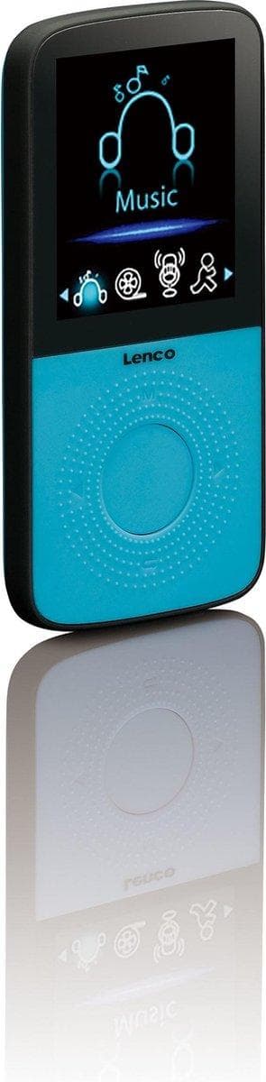 Lenco PODO-153 - MP3 - Svart - Blå - Flash Media - MicroSD (TransFlash) - TFT - MP3 (PODO-153B)
