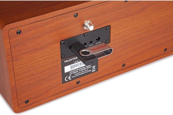 Telestar DIRA S 32i bärbar analog och digital valnöt (30-320-01)