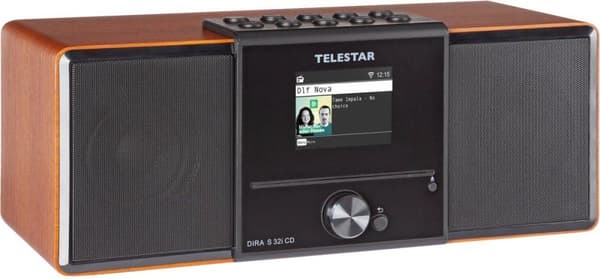 Telestar DIRA S 32i bärbar analog och digital valnöt (30-320-01)
