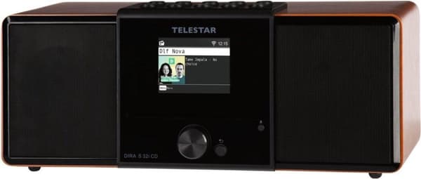 Telestar DIRA S 32i bärbar analog och digital valnöt (30-320-01)
