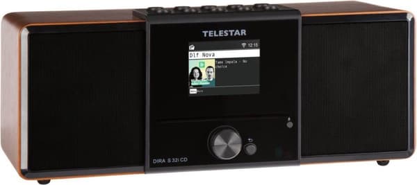 Telestar DIRA S 32i bärbar analog och digital valnöt (30-320-01)