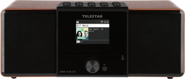 Telestar DIRA S 32i bärbar analog och digital valnöt (30-320-01)