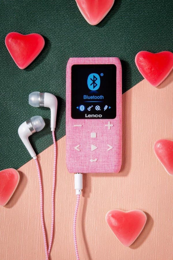 Lenco Xemio-861 - MP4-afspiller - 8 GB - TFT - USB 3.2 Gen 1 (3.1 Gen 1) - FM-radio - pink (XEMIO861PI)