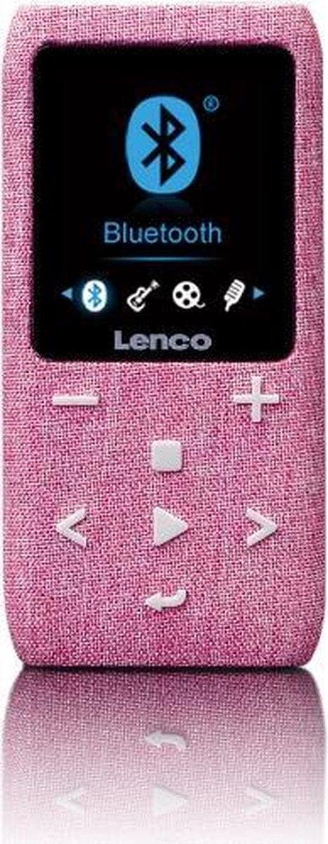 Lenco Xemio-861 - MP4-afspiller - 8 GB - TFT - USB 3.2 Gen 1 (3.1 Gen 1) - FM-radio - pink (XEMIO861PI) Lyserød