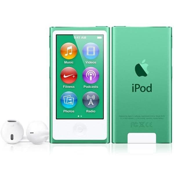 iPod nano 16 GB grön (7:e generationen) - NYHET + …- REFURBISHED