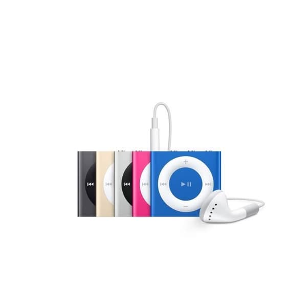 Apple iPod shuffle 2 GB, MP3-spelare, 2 GB, 3,5 mm, 12,5 g, Silver, Hörlurar- REFURBISHED