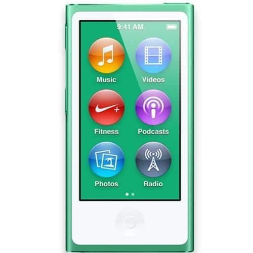 Apple iPod nano 16GB, MP4-spelare, 16 GB, LCD, Belysning, FM-radio, Grön- REFURBISHED Grön