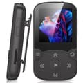 Miniatyrbild 1 av 6: AGPTEK 64GB Bluetooth 5.3 MP3-spelare med klipp, HiFi Sports Music Player, 1,5 tums MP3 Walkman med volymknapp, FM-radio-svart