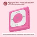 Miniatyrbild 5 av 6: AGPTEK 64GB MP3 Bluetooth 5.2 Sport med klipp, bärbar musikspelare med FM-radio HiFi-ljud Kapacitet på 13000+ spår, rosa