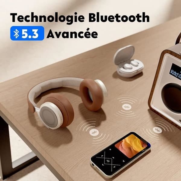 AGPTEK 96GB MP3 Bluetooth 5.3 med högtalare, 2,4" stor skärm metallmusikspelare förlustfritt ljud med pekknapp - svart