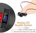 Miniatyrbild 5 av 6: 8GB USB MP3-spelare med LCD-skärm, mini-lätt bärbar musikspelare för sport, 10 timmars musikuppspelning, svart